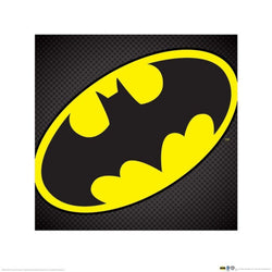 Kunstdruck DC Comics Batman Symbol 40x40cm