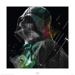 Kunstdruck Star Wars Rogue One Darth Vader Lines 40x40cm