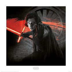 Kunstdruck Star Wars The Last Jedi Kylo Ren Force 40x40cm