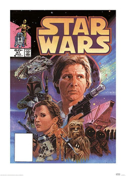 Kunstdruck Star Wars Captain Solo 50x70cm