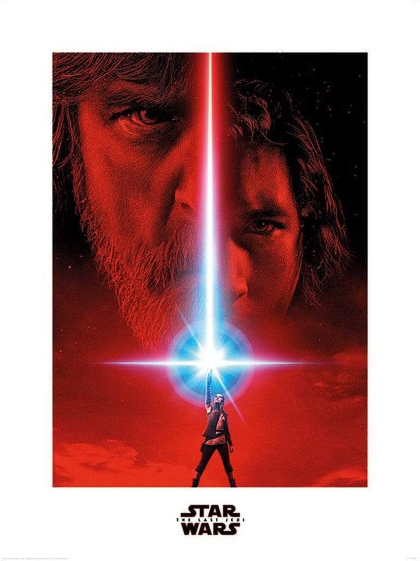 Kunstdruck Star Wars The Last Jedi Teaser 60x80cm