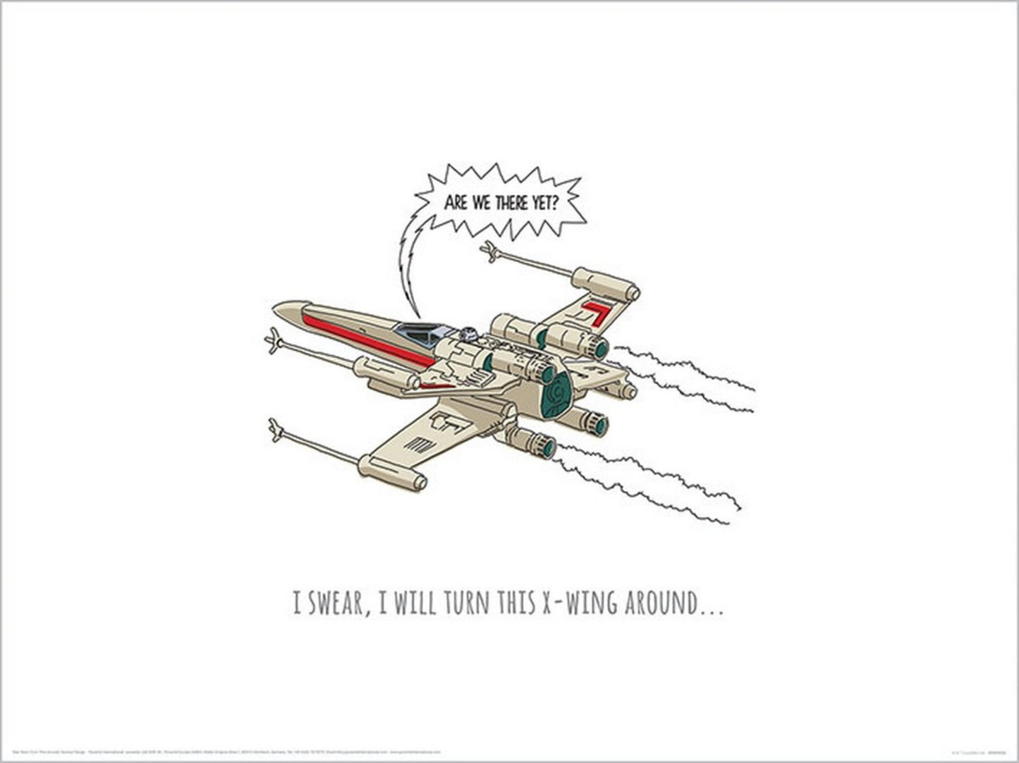 Kunstdruck Star Wars Turn This Around 40x30cm