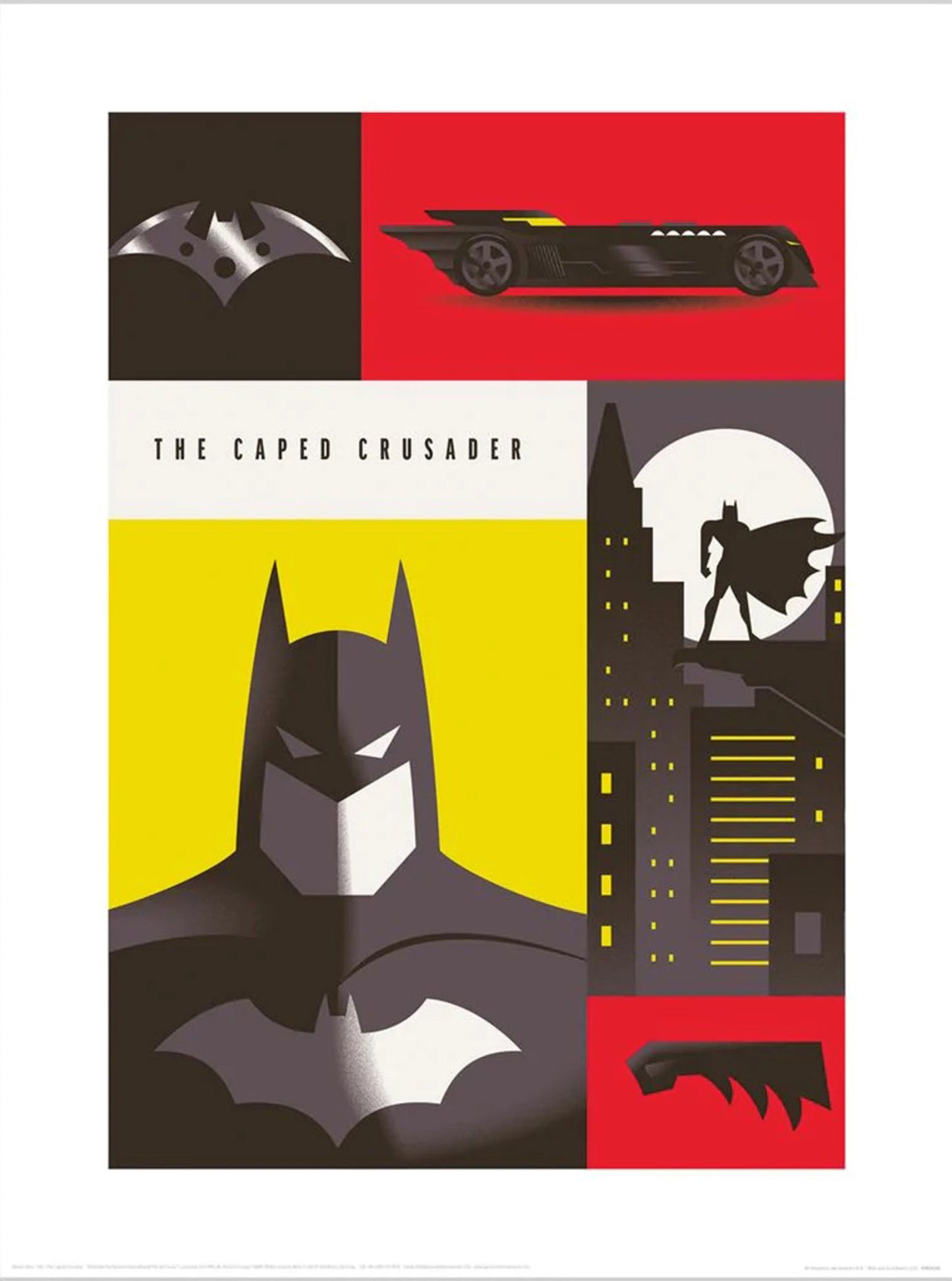 Pyramid Warner Bros The Caped Crusader Kunstdruck 30x40cm