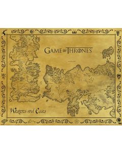 Game of Thrones Westeros and Essos Poster 40x50cm