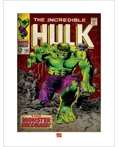 Incredible Hulk Monster Unleashed Art Print 60x80cm