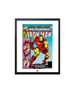 Ingelijste Print Iron Man 40x50cm