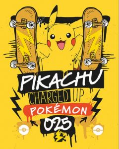 Pokémon Charged Up Pikachu Poster 40x50cm