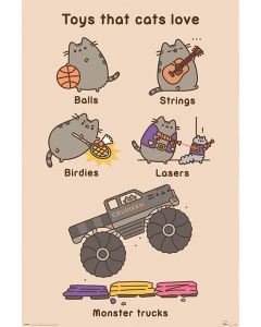 Pusheen Toys for Cats Poster 61x91.5cm