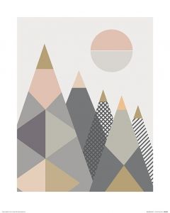 Geo-Berge I Art Print Little Design Haus 40x50cm