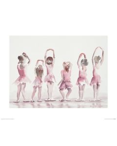 Ballet Vijfde positie Art Print Aimee Del Valle 40x50cm