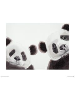 Zwei Große Pandas Art Print Aimee Del Valle 40x50cm