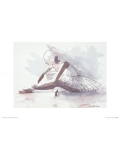 Ballet Het begin Art Print Aimee Del Valle 30x40cm