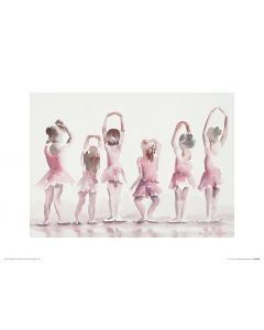Ballet Vijfde positie Art Print Aimee Del Valle 30x40cm