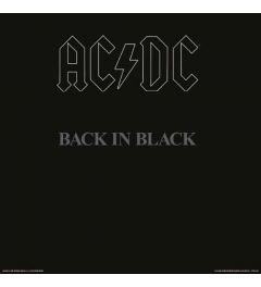 AC/DC Back in Black Album Cover 30.5x30.5cm