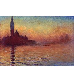 Claude Monet San Giorgio Maggiore At Dusk Poster 91.5x61cm