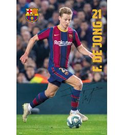 FC Barcelona 2020/2021 De Jong Poster 61x91.5cm