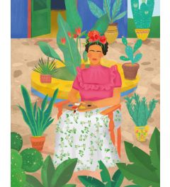 Frida Kahlo's Tuin Kunstdruk 40x50cm