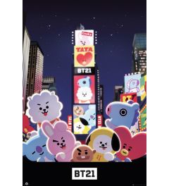 BT21 Times Square Poster 61x91.5cm