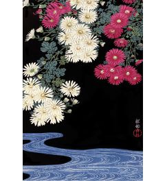 Ohara Koson Chrysanthemum and Running Water Poster 61x91.5cm