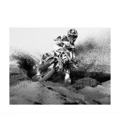 Motocross Bike Rider Art Print