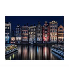 Amsterdam By Night Art Print