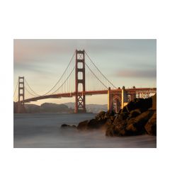 Morning Lights Golden Gate Bridge Art Print