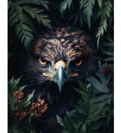 Watching Eagle Art Print 40x50cm