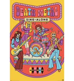 Steven Rhodes Death Metal Sing-Along Poster 61x91.5cm