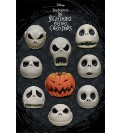 Nightmare Before Christmas Many Faces of Jack Poster 61x91.5cm