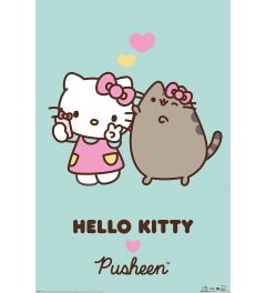 Pusheen x Hello Kitty Love Poster 61x91.5cm