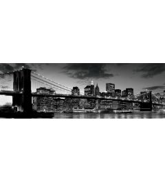 Brooklyn Bridge at Dusk Poster 30x91.5cm 