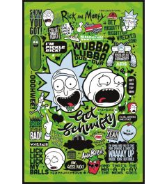 Rick And Morty Quotes Poster 61x91.5cm