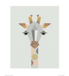 Giraffe Art Print Little Design Haus 40x50cm