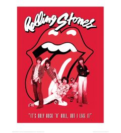 Rolling Stones It's Only Rock 'n Roll Art Print 30x40cm