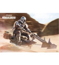 Star Wars The Mandalorian Speeder Bike Poster 61x91.5cm