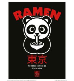 The Original Ramen Company Panda Art Print 30x40cm