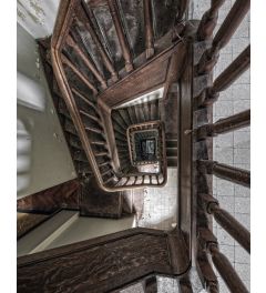 Urbex Staircase Kunstdruk