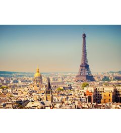 Pariser Eiffelturm 8-teilige Vlies Fototapete 366x254cm