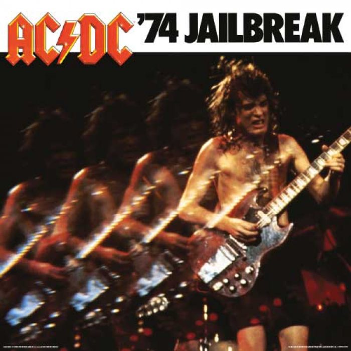 AC/DC 74 Jailbreak Album Cover 30.5x30.5cm