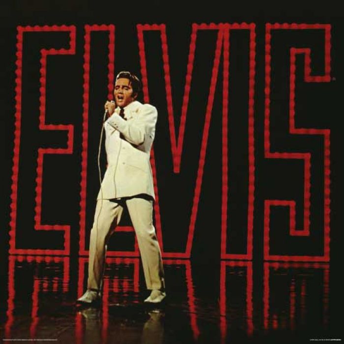 Elvis Presley Live Album Cover 30.5x30.5cm
