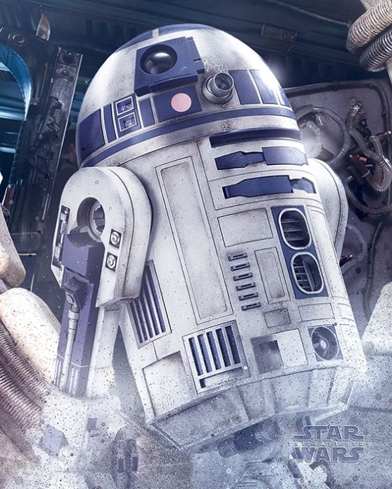 Star Wars The Last Jedi R2-D2 Droid Posters.de
